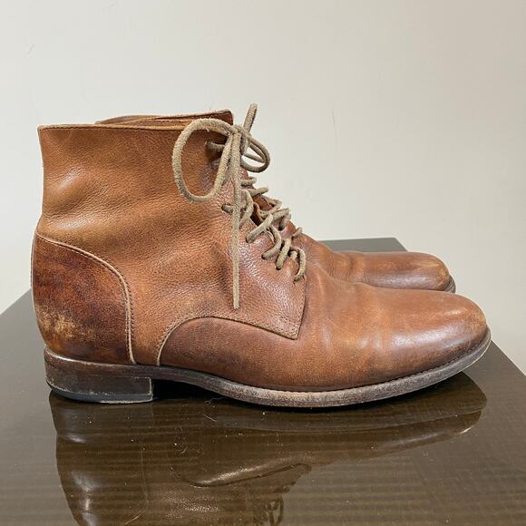 Buttero Italy Leather Lace Up Ankle Boots Men\'s 41 US 8 main image 6